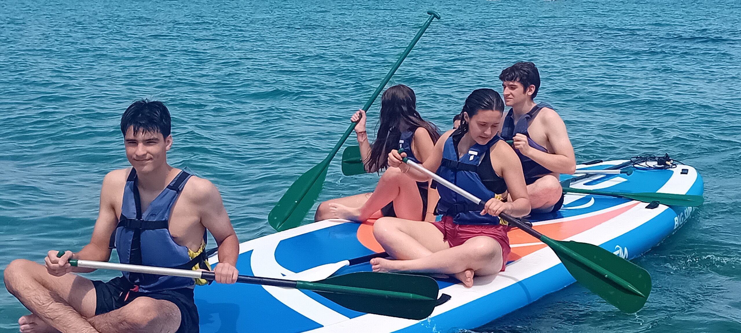 Kayak de mer en Costa Verde - Colonie Argos Junior Corse"
